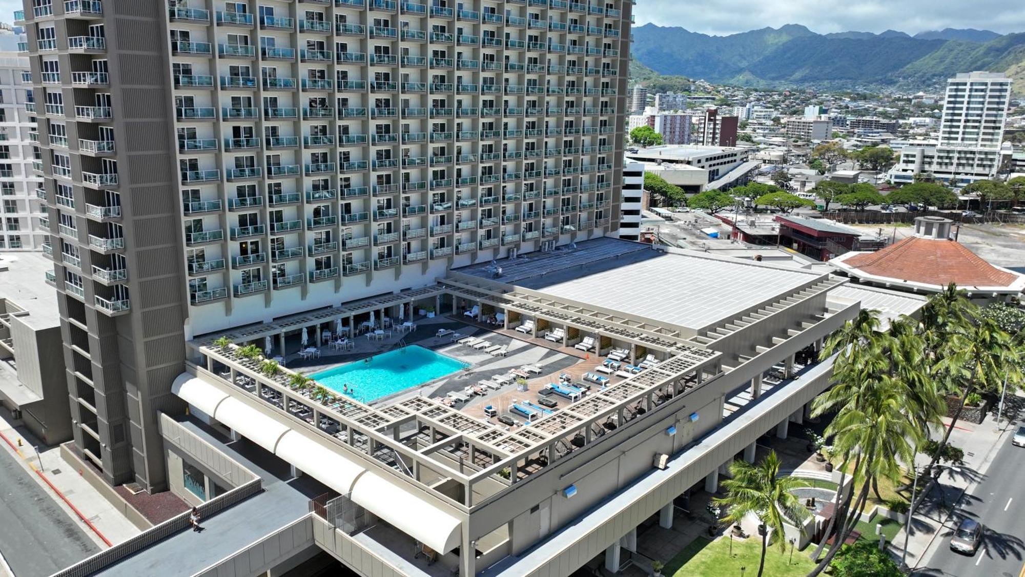 Ocean View Room At Ala Moana Fees Include Honolulu Eksteriør billede